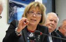 Dans le second tour des élections municipales à Vic-en-Bigorre, Jeanine Dubié apporte son soutien à Jean Bordères (Pyrénéesinfo Archives, E.B.).