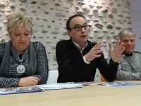 Jean-Michel Ségneré et Pascale Aubard, candidats de l'Entente Républicaine sur le canton du Moyen-Adour (Pyrénéesinfo Tarbes, Eric BENTAHAR).