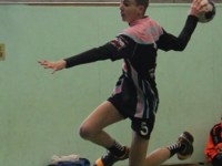Wilfried a réussi son premier match avec les seniors du Pyrène Handball Louey Tarbes Juillan.