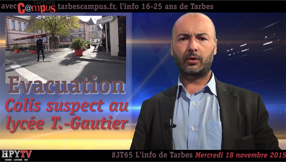 [JT65] L’info de Tarbes (18 novembre 2015)