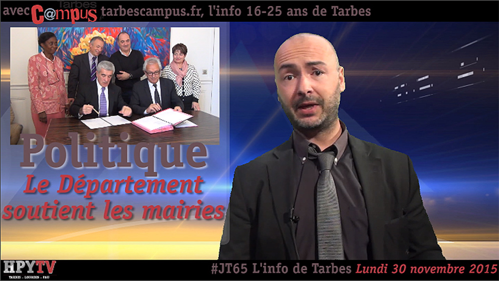 [JT65] L’info de Tarbes (30 novembre 2015)