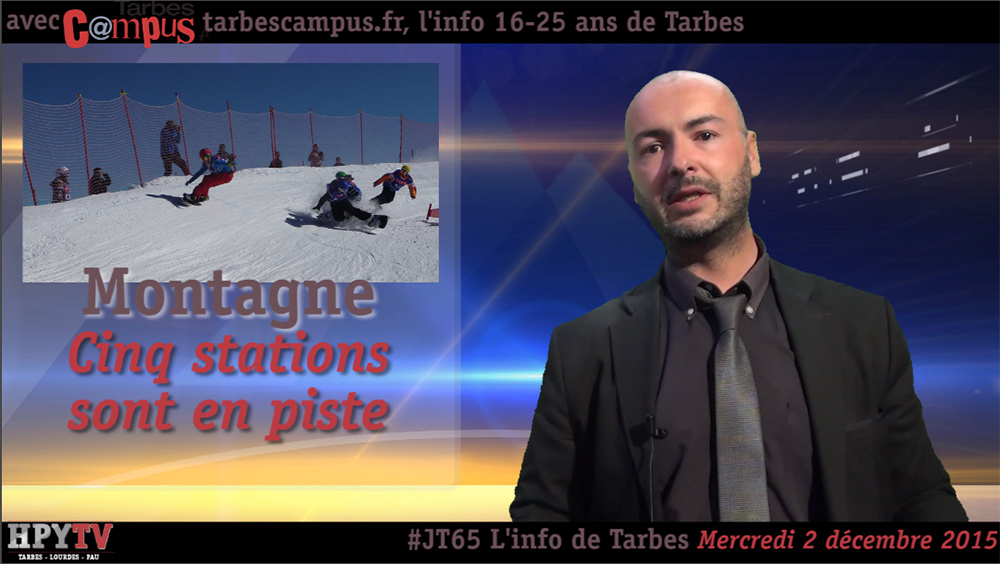 [JT65] L’info de Tarbes (2 décembre 2015)