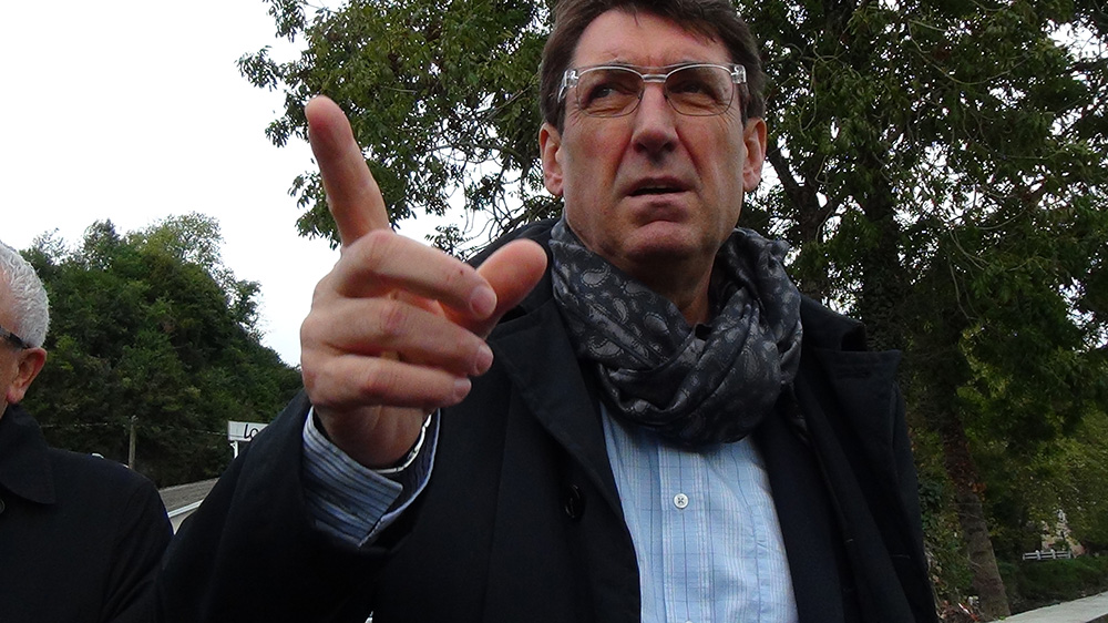 Sylvain Peretto, actuel 1er adjoint du maire de Lourdes, explique son absence de la liste du maire sortant (Pyrénéesinfo Archives, E.B.).