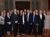 Les grands élus de droite et du centre de Midi-Pyrénées et Languedoc-Roussillon étaient réunis à Narbonne samedi pour une grande rencontre autour du candidat Les Républicains-UDI Dominique Reynié, en vue des élections régionales de décembre 2015 (DR).