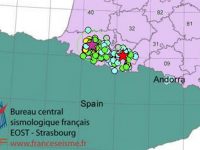 Deux tremblements de terre à la mi-journée ont été ressentis ce mercredi à Oloron et Bagnères-de-Bigorre (DR).